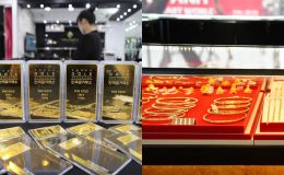 Giá vàng chiều 16-2 rơi khỏi mốc 5.000 USD, trong nước vẫn neo đỉnh