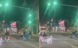 Quảng Ngãi: Nguồn cơn vụ nhóm người liên quan xe cứu thương và xe máy lao vào đánh nhau giữa đường