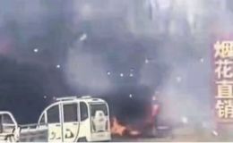 Thảm kịch Tết Nguyên đán tại Trung Quốc: Nổ cửa hàng pháo hoa, 12 người chết