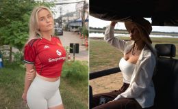 Nữ CĐV nóng bỏng nhất của Man United khoe vòng 1 'tràn viền', khiến MXH dậy sóng với hình ảnh hoang dã