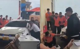Diễn biến vụ nam thanh niên lao ôtô vào nhóm người tại cây xăng ở Đà Lạt: Clip hé lộ mâu thuẫn trước đó