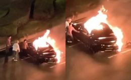 Hiện trường vụ cháy xe điện Xiaomi vì không mở được cửa: Xe bốc cháy 3 lần, tài xế bất lực kêu cứu