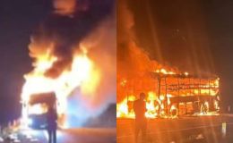 Nguyên nhân vụ xe khách giường nằm chở 46 người bốc cháy trơ khung trong đêm ở Đắk Lắk