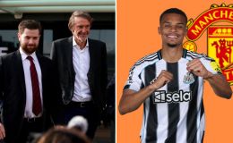 Sir Jim Ratcliffe bất ngờ chơi lớn, Man United chiêu mộ 'lá chắn thép' Newcastle với giá kỷ lục?