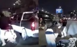 Công an thông tin nóng về tài xế bán tải chèn ngã xe máy ở Hà Nội, Facebooker Phương Ba Sáu là ai?