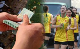 'Càn quét' khắp giải hội làng, dàn sao bóng chuyền Việt Nam nhận về khoản tiền thưởng 'khủng'