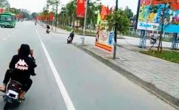 Quảng Ngãi: Nhóm thanh niên lạng lách, tạt đầu xe chở quân để ‘cổ vũ’ bạn đi nghĩa vụ quân sự