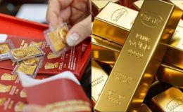 Giá vàng ngày 16/3 đi ngang trong nước, vàng thế giới giảm khi USD tăng, thị trường theo dõi tín hiệu từ Fed