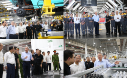 Phó Thủ tướng Thường trực thăm nhà máy ô tô điện VinFast công suất ‘khủng’, hé lộ số xe xuất xưởng 