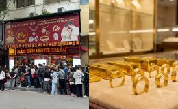 Giá vàng hôm nay giảm sâu, người dân Hà Nội xếp hàng mua vàng, diễn biến từ giá vàng thế giới gây chú ý thị trường
