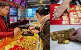 Giá vàng hôm nay 25/3: SJC, DOJI, BTMC, vàng nhẫn 24K đồng loạt tăng theo đà thế giới