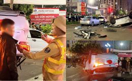 Công an công bố nguyên nhân vụ tài xế Lexus gây tai nạn liên hoàn ở Trung Kính