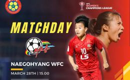 Trực tiếp CLB nữ TP.HCM vs Naegohyang FC - 15h00 ngày 28/3 - Link trực tiếp Cúp C1 nữ châu Á 2025/26