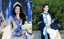 Cận cảnh nhan sắc đời thường của tân Miss World Vietnam 2025 Phan Phương Oanh, lộ profile cực khủng