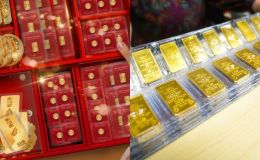 Giá vàng hôm nay (trưa 1/4): Tăng phiên thứ 3 liên tiếp, vàng SJC lập mốc mới, chênh lệch vẫn cao