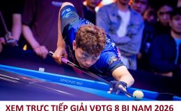 Trực tiếp Dương Quốc Hoàng ở Giải Vô địch Thế giới 8 bi nam 2026 - Xem trực tiếp Hoàng Sao