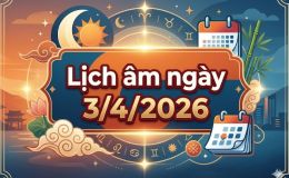 Lịch âm hôm nay 3/4 - âm lịch 3/4: Giờ tốt xấu, những việc nên làm và cần hạn chế trong ngày này
