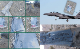 Iran tung ảnh ‘xác’ tiêm kích Mỹ bị bắn hạ, nghi là F-35: Thực hư ra sao?