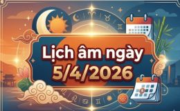 Lịch âm ngày 5/4/2026? Chi tiết về giờ tốt – xấu hôm nay? Những việc nên làm để thu hút tiền bạc và may mắn