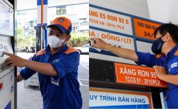 Giá xăng dầu tăng giữa đêm: RON 95 tăng hơn 1.800 đồng/lít, chỉ duy nhất 1 loại được chi Quỹ Bình ổn