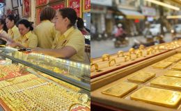 Giá vàng hôm nay 5/4: Vàng SJC, vàng nhẫn 24K 9999 duy trì đà tăng, thế giới giữ mức 4.676 USD/ounce