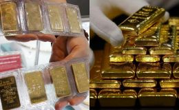 Giá vàng hôm nay (chiều 5/4): Vàng SJC, DOJI giữ mốc, thế giới chạm ngưỡng rồi quay đầu, tín hiệu mới từ thị trường