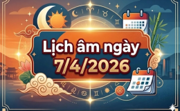 Lịch âm ngày 7/4/2026: Giờ tốt hôm nay? Những việc nên làm và nên tránh vào ngày âm lịch 7/4?