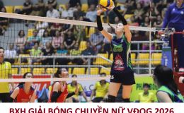 Bảng xếp hạng Giải bóng chuyền nữ Việt Nam VĐQG 2026 mới nhất: LP Bank Ninh Bình lỡ ngôi đầu