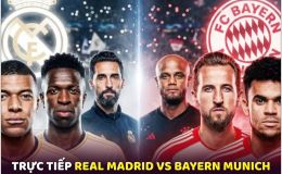 Trực tiếp bóng đá Real Madrid vs Bayern Munich, 2h ngày 8/4 - Link xem Cúp C1 Champions League HD