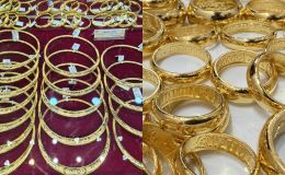 Giá vàng tuần qua đảo chiều liên tiếp, vàng SJC và nhẫn tròn trơn biến động, chênh lệch với thế giới vượt mốc 21 triệu