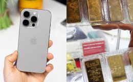 Cập nhật giá vàng hôm nay 13/4: Vàng SJC giảm gần 1 triệu đồng/lượng, iPhone 16 Pro cũng giảm khủng dễ mua