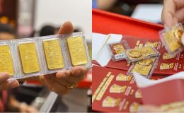 Giá vàng hôm nay 13/4: SJC, PNJ, DOJI đồng loạt lao dốc, người mua lỗ nặng so với tuần trước, cụ thể bao nhiêu?