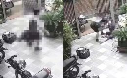 Công an thông tin vụ chồng đánh vợ dã man từ sân vào nhà trước mặt trẻ nhỏ, vợ xin không xử lý chồng