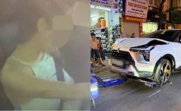 Trích xuất camera vụ nữ tài xế có biểu hiện lạ gây tai nạn liên hoàn phố Doãn Kế Thiện, Hà Nội