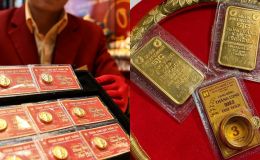 Giá vàng hôm nay 13/4: Vàng SJC, nhẫn 9999 giảm đầu phiên, vàng thế giới xuất hiện xu hướng mới 