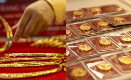 Giá vàng hôm nay (chiều 13/4) giảm 900 nghìn đồng, vàng nhẫn xuống mốc mới, thị trường thế giới biến động