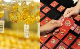 Giá vàng hôm nay, chốt phiên 15/4: Vàng SJC, nhẫn 9999 tăng giảm đan xen, thế giới giữ vùng cao kỷ lục gần 30 ngày