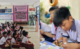 Vụ gần 200 học sinh nghi ngộ độc: Trường bắt đầu tổ chức lại bữa ăn bán trú