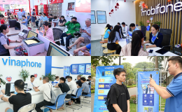 Lo bị khóa SIM, người dân đổ xô đi xác thực thuê bao ngày đầu quy định mới