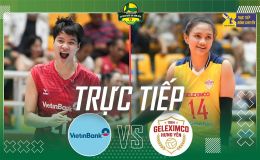 Trực tiếp bóng chuyền nữ Việt Nam VĐQG hôm nay 15/4 - Link xem Vietinbank vs Geleximco Hưng Yên