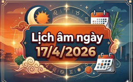 Xem lịch âm ngày 17/4: Giờ tốt – xấu và hướng xuất hành, những việc nên làm để có tài lộc, may mắn