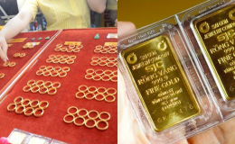 Giá vàng hôm nay đồng loạt 'rơi thẳng': Bảng giá vàng miếng SJC và nhẫn trơn, 2 thương hiệu 'vênh' khác thường