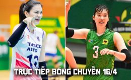 Link xem trực tiếp bóng chuyền nữ Việt Nam VĐQG hôm nay 16/4: Trần Thị Thanh Thúy lập kỷ lục?