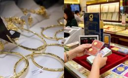 Cập nhật giá vàng hôm nay (trưa 16/4): Vàng SJC, PNJ, DOJI, BTMC, Mi Hồng điều chỉnh riêng, chênh lệch thế giới duy trì