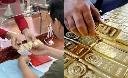 Giá vàng hôm nay (trưa 19/4): Vàng SJC, nhẫn 9999, Mi Hồng, BTMC, PNJ đồng loạt tăng, chênh lệch thế giới nới rộng 