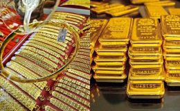 Giá vàng hôm nay (trưa 20/4) giảm: Vàng SJC, nhẫn 9999, Mi Hồng, BTMC, Phú Quý điều chỉnh, chênh lệch mua - bán duy trì