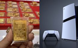 Giá vàng SJC, vàng nhẫn 9999 hôm nay 20/4 lại lao dốc, giá bán PlayStation 5 biến động ra sao?