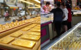Giá vàng chốt phiên 20/4: Vàng SJC hạ 700 nghìn/lượng, nhẫn 9999 giảm đến 1 triệu đồng, khoảng cách với thế giới tăng