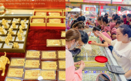 Giá vàng hôm nay 21/4: Bảng giá vàng miếng SJC vàng nhẫn 9999 cùng 'đi lùi', dự báo còn cơ hội tăng mạnh