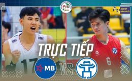 Link xem trực tiếp bóng chuyền Cúp Hùng Vương hôm nay 23/4: Biên Phòng MB thắng dễ Hà Nội